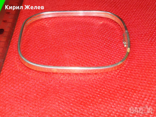 СТАРА АНГЛИЙСКА РЕТРО СРЕБЪРНА ГРИВНА СРЕБРО 925 ФИНА РЪЧНА МАЙСТОРСКА ИЗРАБОТКА 41885, снимка 9 - Гривни - 44611508