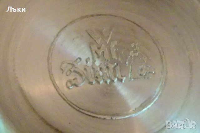 Чаша от калай на WMF,картини Carl Spitzweg. , снимка 5 - Антикварни и старинни предмети - 41790727