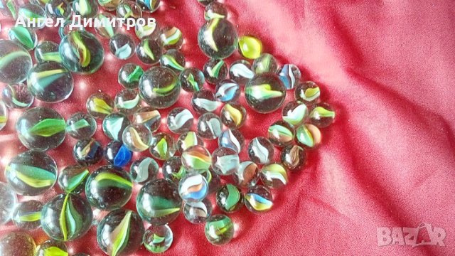 Сто стари сирийски стъклени топчета , снимка 7 - Колекции - 42279071