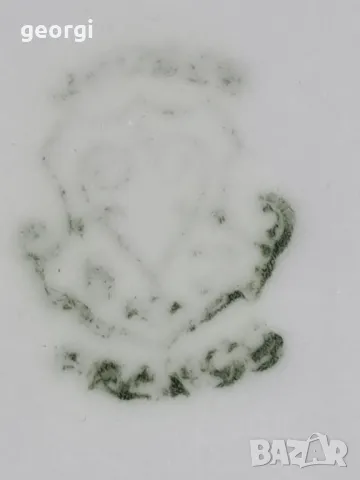 порцеланово елипсовидно плато с цветя и райски птици Limoges 8/2, снимка 8 - Сервизи - 49939150