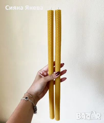 Восъчни свещи - различни видове , снимка 10 - Декорация за дома - 38584912