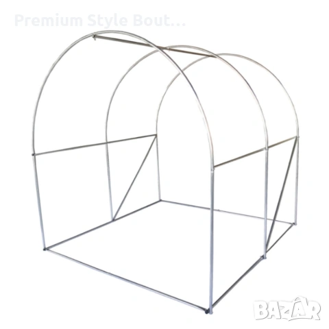 Здрава конструкция за оранжерия - поцинковани тръби и лесен монтаж, снимка 8 - Други стоки за дома - 53620591