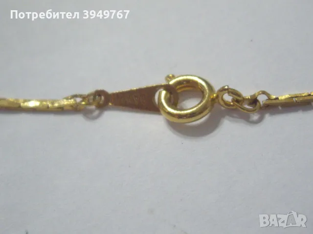 Позлатено ланче., снимка 2 - Колиета, медальони, синджири - 50259602