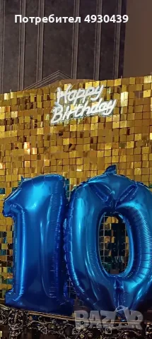 светещ надпис Happy birthday u Prom