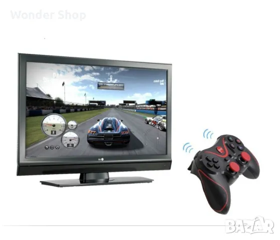 🎮 Промоция на Bluetooth Wireless джойстик за игра на телевизор, телефон или компютър PSP01! 🎮, снимка 1