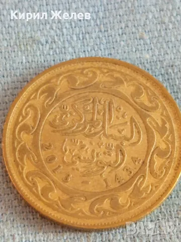 Монета 100 милима 2013г. Тунис за КОЛЕКЦИЯ ДЕКОРАЦИЯ 41205, снимка 4 - Нумизматика и бонистика - 48857871
