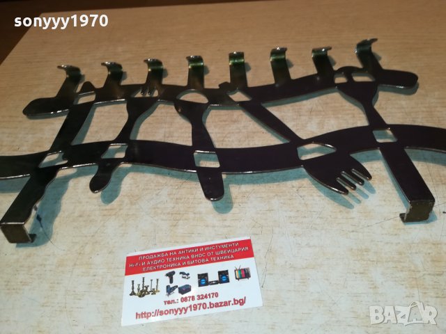 ЗАКАЧАЛКА-40Х22СМ-ИНОКС-ВНОС ГЕРМАНИЯ 0110211035, снимка 16 - Колекции - 34312737