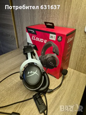 Гейминг слушалки HyperX - Cloud II, черни, снимка 5 - Слушалки за компютър - 48363734