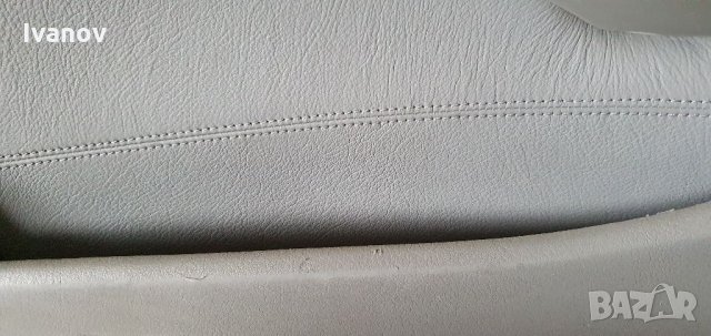 Дясна кора за врата сива естествена кожа за бмв е46 купе кабрио , снимка 2 - Части - 34713213