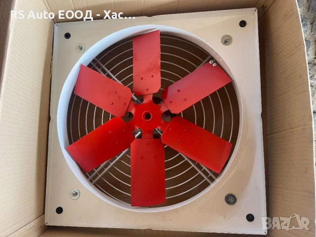 Вентилатор промишлен аксиален за стенен монтаж, ПВО 154/4, ф166 mm, 32W, 425m3/h, снимка 3 - Друго търговско оборудване - 53386879