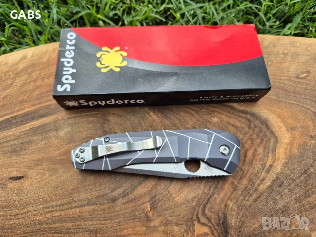 Сгъваем нож Spyderco Nirvana C199, снимка 4 - Ножове - 51051418