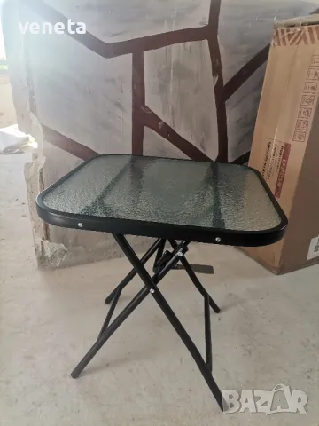 18-инчова квадратна бистро маса за вътрешен двор с неръждаема рамка , снимка 8 - Градински мебели, декорация  - 50022419