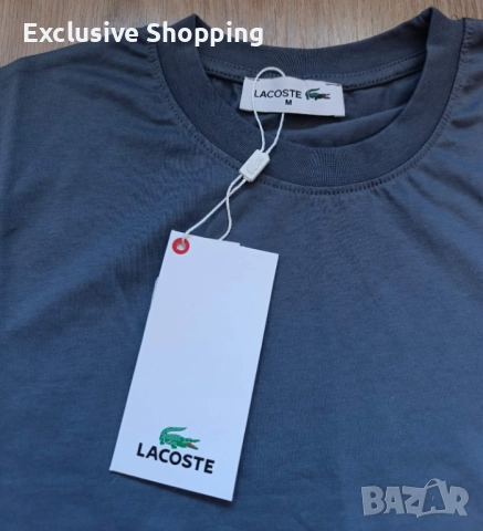 Мъжки тениски Lacoste, снимка 4 - Тениски - 52572329