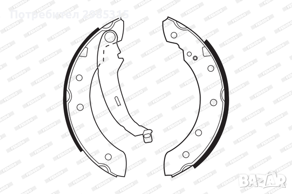 спирачна челюст за  PEUGEOT 206, снимка 4 - Части - 36213724