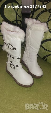 Детски Бели Ботушки с Пух Артикул №036, снимка 2 - Детски боти и ботуши - 39705116