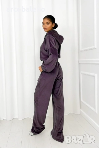 Дамски велурен комплект от две части Cloud, 3цвята , снимка 16 - Комплекти - 52699136