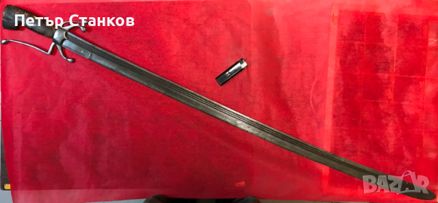 Огромна нимча,сабя,ятаган, снимка 2 - Антикварни и старинни предмети - 53258479