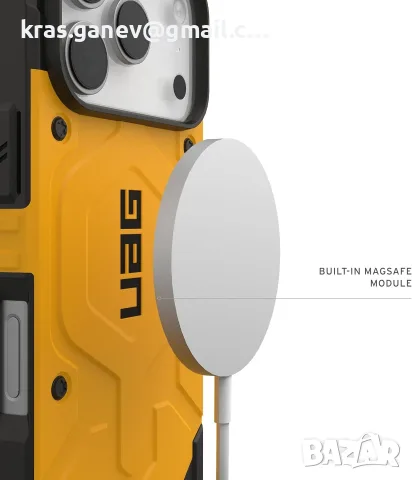 UAG Pathfinder Rugged Case за Apple iPhone 17 Pro – Heritage Yellow, снимка 4 - Калъфи, кейсове - 56006049