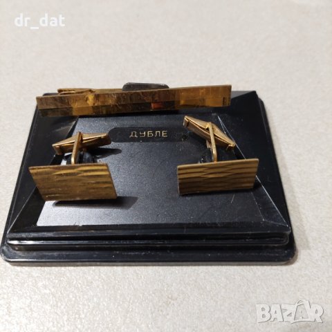 Няколко стари позлатени копчета за ръкавели, снимка 2 - Други ценни предмети - 35768492