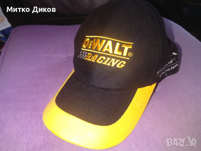 DeWalt Racing Williams F-1 team official supprlier -бейзболна шапка Формула 1 регулируема нова, снимка 2 - Други спортове - 44808693