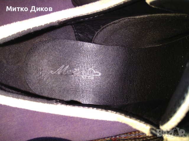Мери маркови женски обувки естествена кожа  №39 реален стелка 25см ток 4.5см, снимка 8 - Дамски ежедневни обувки - 40900847