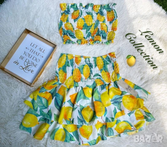 дамски комплекти с череши или лимони, снимка 5 - Комплекти - 50868632