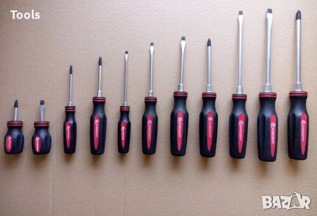 Witte Protop II Impact 6 броя ударни отвертки . NAPA evercraft 11 броя отвертки, снимка 4 - Отвертки - 52887914