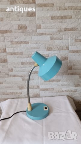 Метална индустриална лампа за бюро - настолна №10 - Антика, снимка 5 - Антикварни и старинни предмети - 40889197