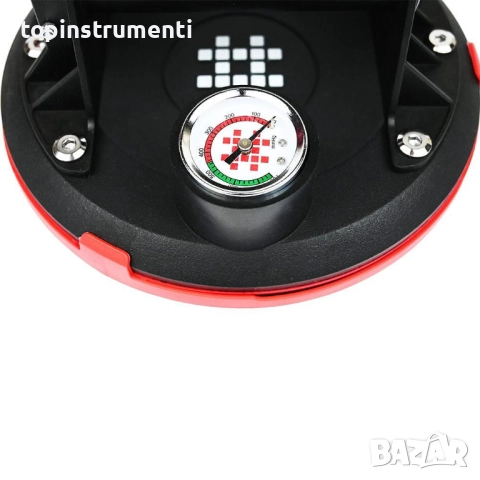 Вакуум вендуза с манометър и помпа, SHIJING P611, 200 мм, до 110 кг в куфар, снимка 2 - Други инструменти - 52564208