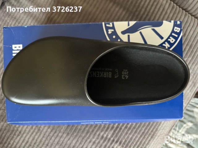 РАБОТНО ЗАТВОРЕНО САБО БИРКЕНЩОК / BIRKENSTOCK SUPER-BIRKI 2.0 PU BLACK - ЧЕРНО, снимка 3 - Ежедневни обувки - 53098733