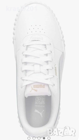 Оригинални маратонки на PUMA Carina 3.0! Естествена кожа, 37 номер, снимка 2 - Маратонки - 52445683