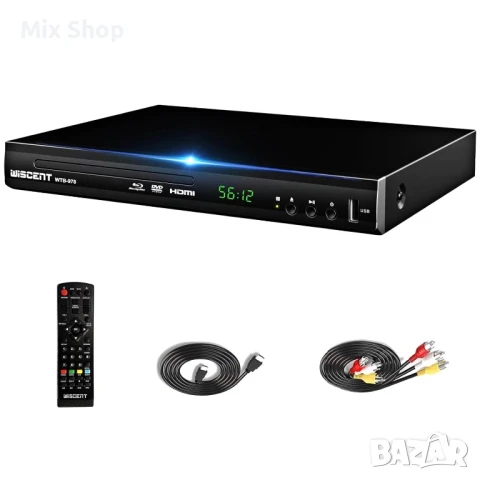 Нов Blu-Ray DVD Player WISCENT Full HD 1080P