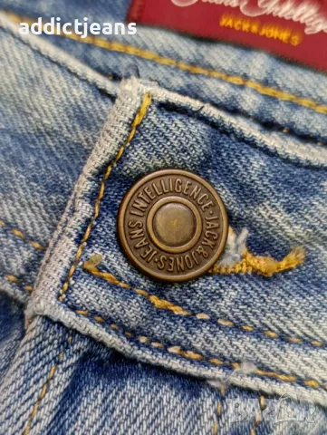 Мъжки къси дънки Jack&Jones размер M, снимка 4 - Къси панталони - 48226066