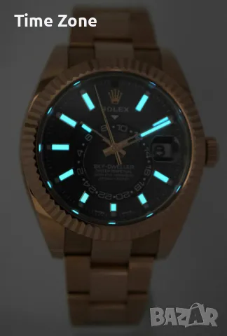 Rolex Sky-Dweller 42mm Everose Gold Dark Rhodium Dial Automatic Различни Варианти, снимка 12 - Мъжки - 48183537