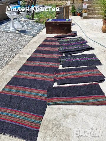 Черги,ръчно тъкани от 1925, снимка 2 - Антикварни и старинни предмети - 51235305