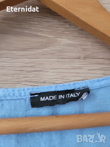 Асиметрична блуза лен , снимка 5 - Блузи с дълъг ръкав и пуловери - 51498455