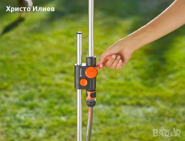 Градински външен душ Gardena за къмпинг каравана, снимка 7 - Градински мебели, декорация  - 51664525