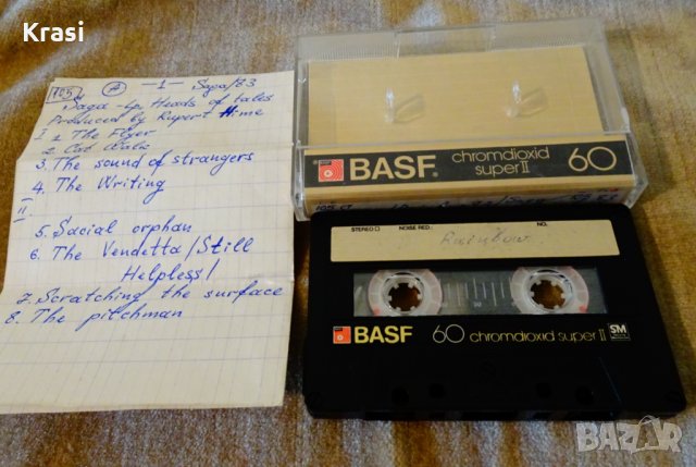 BASF аудиокасети с Saga и Rainbow