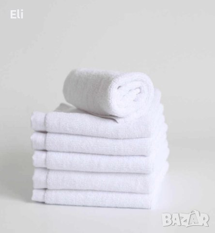 Хавлиени кърпи в бяло в два размера от 💯%памук , снимка 2 - Хавлиени кърпи - 41651614