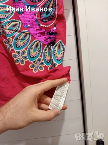 Чисто нова дамска тениска Desigual, снимка 5 - Тениски - 51750243