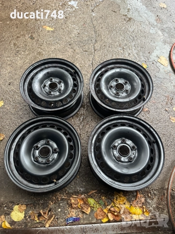 ОЕМ 4бр. железни джанти 15" 5х112 - VW, Audi, Seat, Skoda