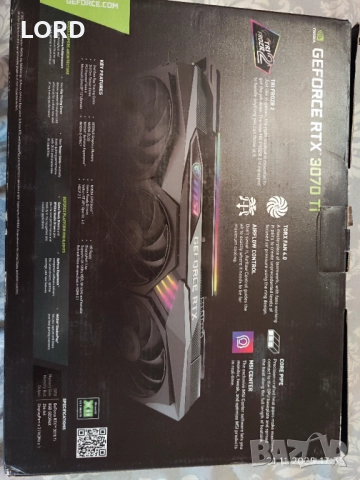 Видеокарта MSI RTX 3070Ti 8GB Gaming X Trio , снимка 8 - Видеокарти - 52497810