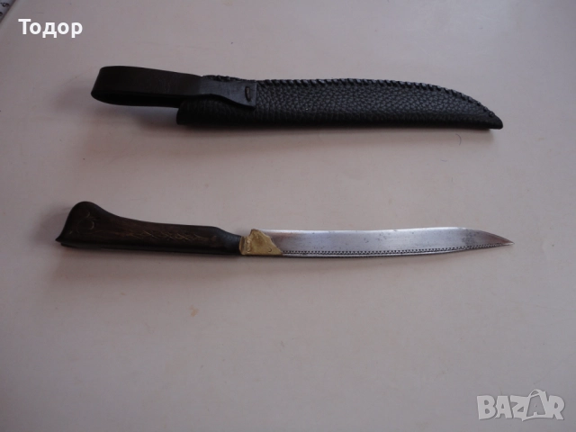 Майсторски ловен нож Николай Добрев , снимка 2 - Ножове - 52825500