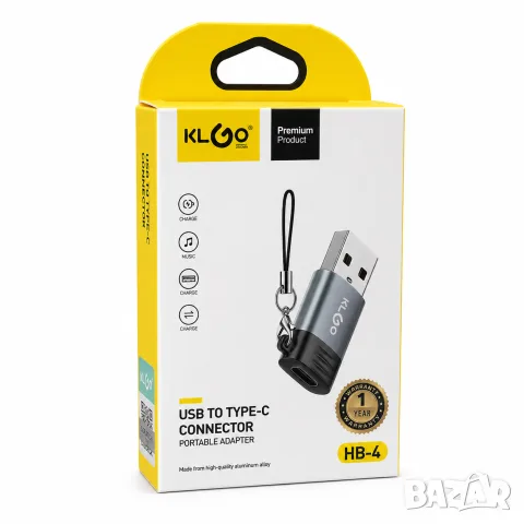 Адаптор USB-USB-A към USB Type-C, снимка 4 - Аксесоари и консумативи - 55870950