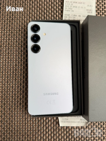 НОВ*41лв/м SAMSUNG GALAXY S25 / Icyblue / 12/256GB, снимка 3 - Samsung - 53016592