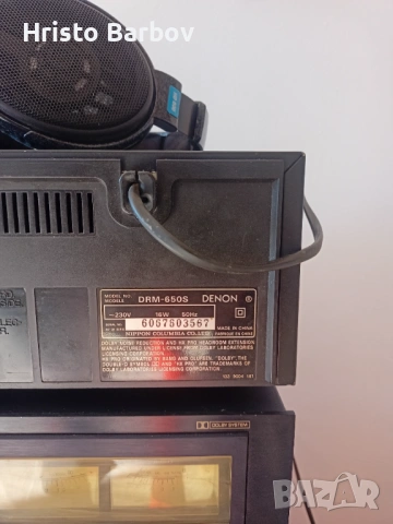 Продавам дек Денон DRM-650S, снимка 3 - Декове - 53619732