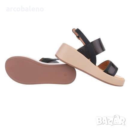 Дамски сандали на клин, 2цвята , снимка 3 - Сандали - 41248914