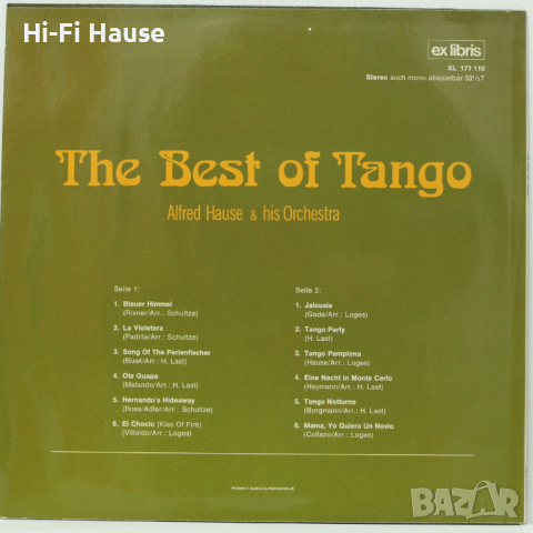 The best of Tango-Грамофонна плоча - LP 12” , снимка 2 - Грамофонни плочи - 36395409