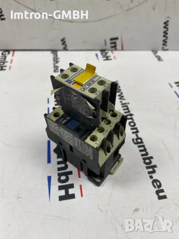 TELEMECANIQUE LC1 D09 10 КОНТАКТОР С СПОМАГАТЕЛЕН КОНТАКТЕН БЛОК LA1 DN 11