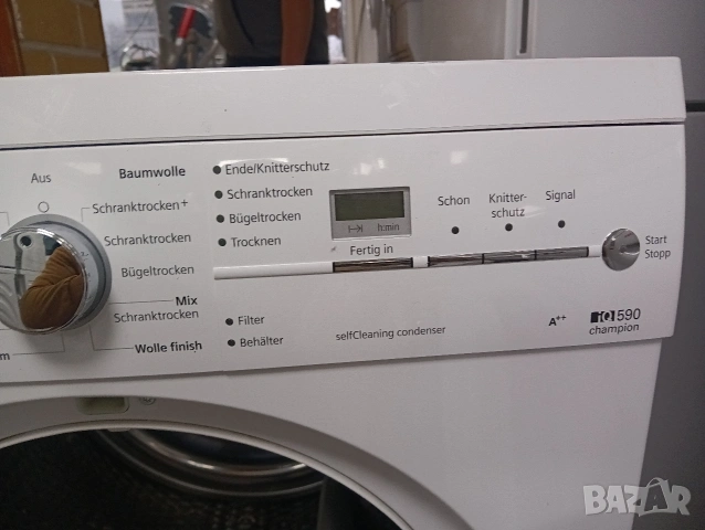 Комплект пералня и сушилня с термопомпа Сименс Siemens IQ 590 A+++ 8кг 2 години гаранция!, снимка 11 - Перални - 53299875